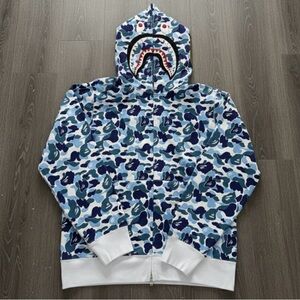 BAPE abc camo full zip hoodie